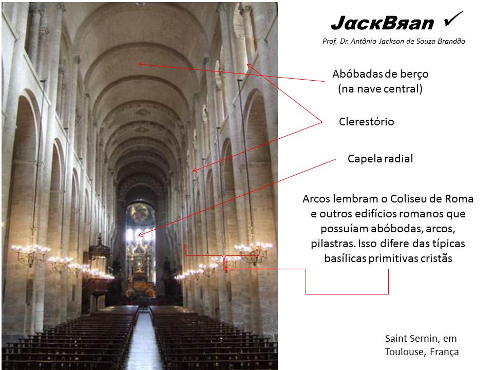 ARTE ROMÂNICA, HISTORIA DA ARTE,  PROF. DR. JACK BRANDÃO