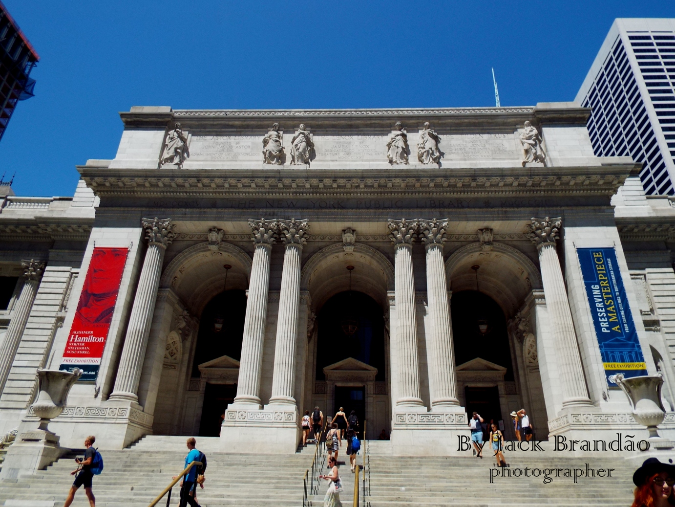  People; The New York Public Library; Building; USA; New York; Prof. Dr. Jack Brandão; photographer, writer, photos for sale, jackbran