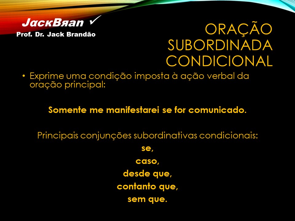 Jack Brandão; gramática, orações subordinadas adverbiais, acentuação gráfica; JackBran Consult; ENEM, Vestibular, Concursos