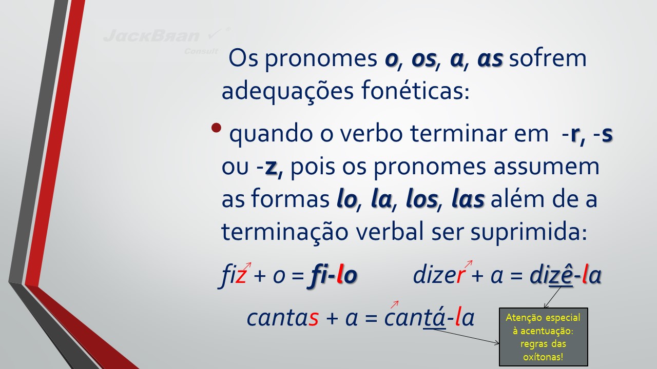 Jack Brandão; gramática, colocação pronominal; JackBran Consult; ENEM, Vestibular, Concursos