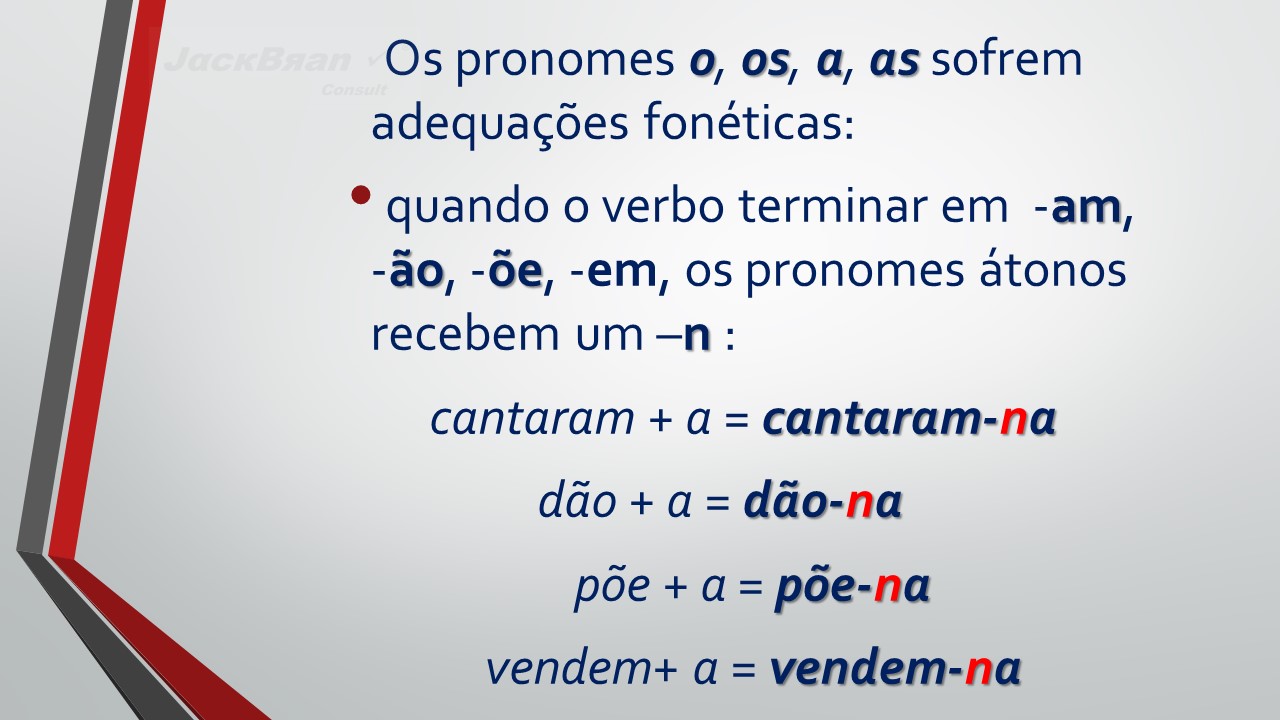 Jack Brandão; gramática, colocação pronominal; JackBran Consult; ENEM, Vestibular, Concursos