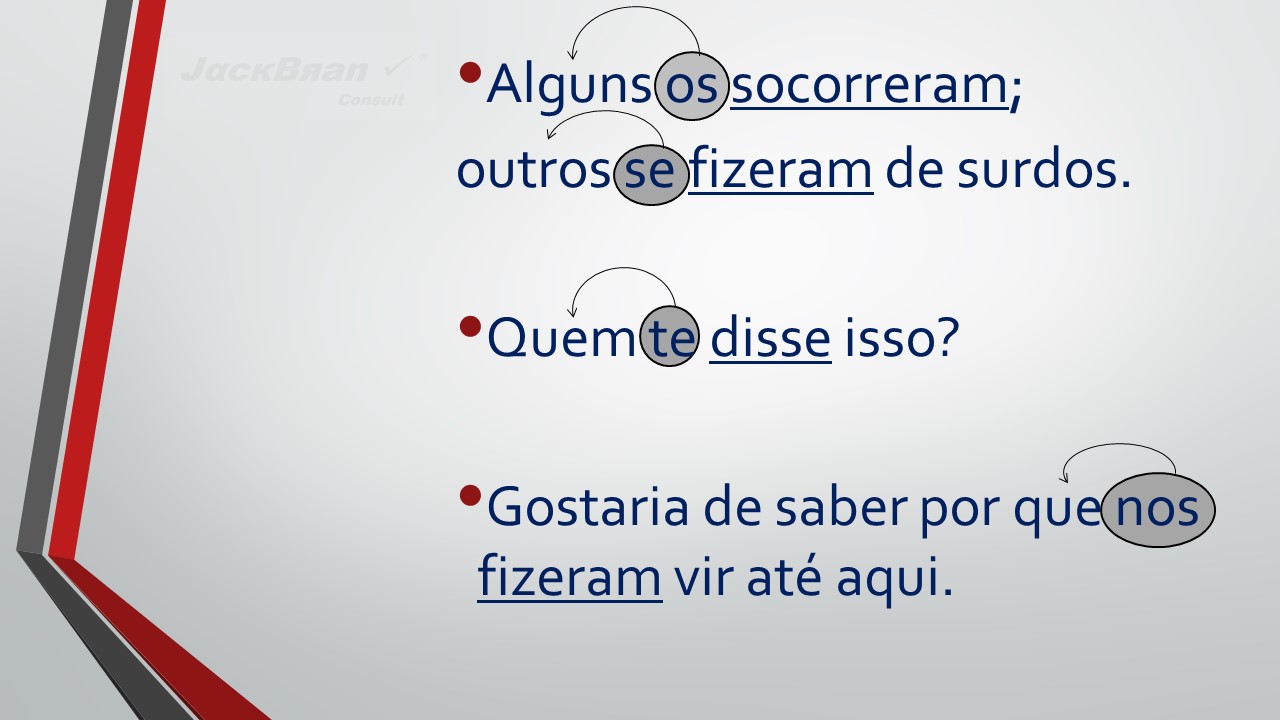 Jack Brandão; gramática, colocação pronominal; JackBran Consult; ENEM, Vestibular, Concursos