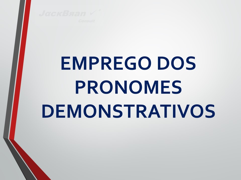 Jack Brandão; gramática, colocação pronominal; JackBran Consult; ENEM, Vestibular, Concursos