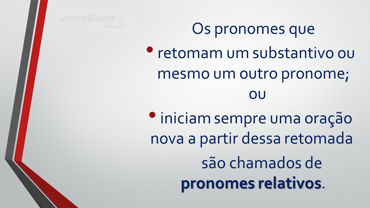 Jack Brandão; gramática, colocação pronominal; JackBran Consult; ENEM, Vestibular, Concursos