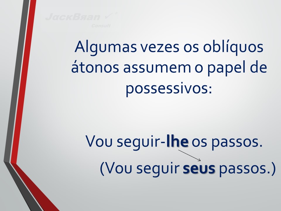 Jack Brandão; gramática, colocação pronominal; JackBran Consult; ENEM, Vestibular, Concursos