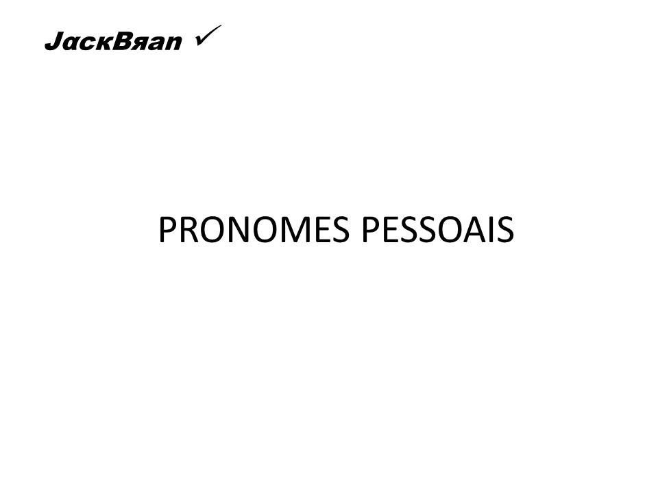 Jack Brandão; gramática, estudo pronominal, pronomes: emprego e conceito,; JackBran Consult; ENEM, Vestibular, Concursos