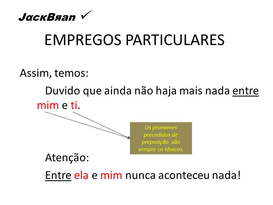 Jack Brandão; gramática, estudo pronominal, pronomes: emprego e conceito,; JackBran Consult; ENEM, Vestibular, Concursos