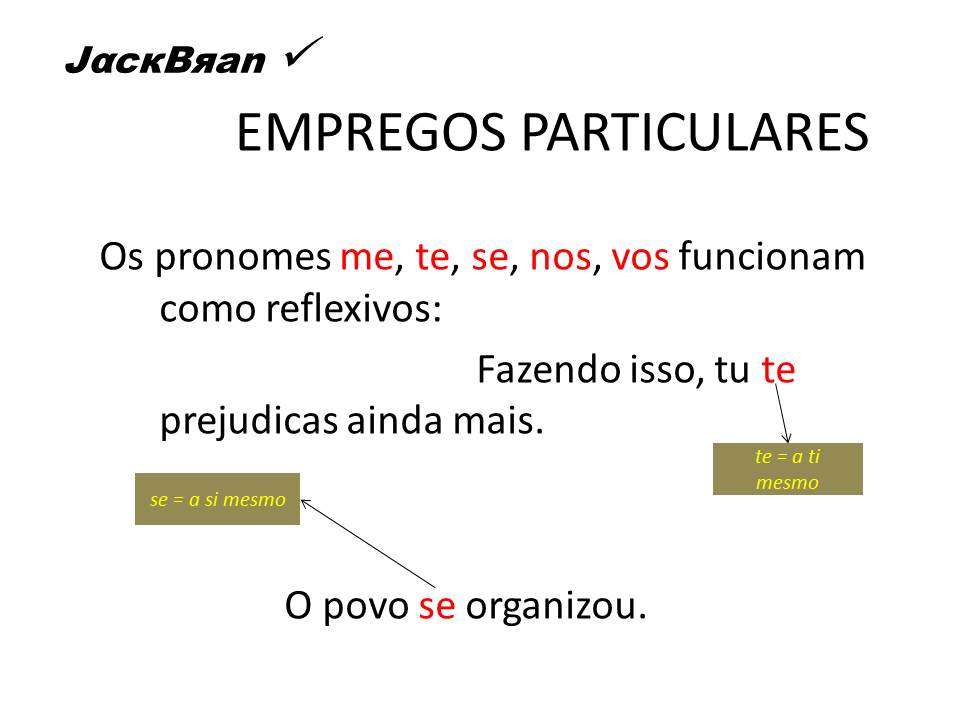 Jack Brandão; gramática, estudo pronominal, pronomes: emprego e conceito,; JackBran Consult; ENEM, Vestibular, Concursos