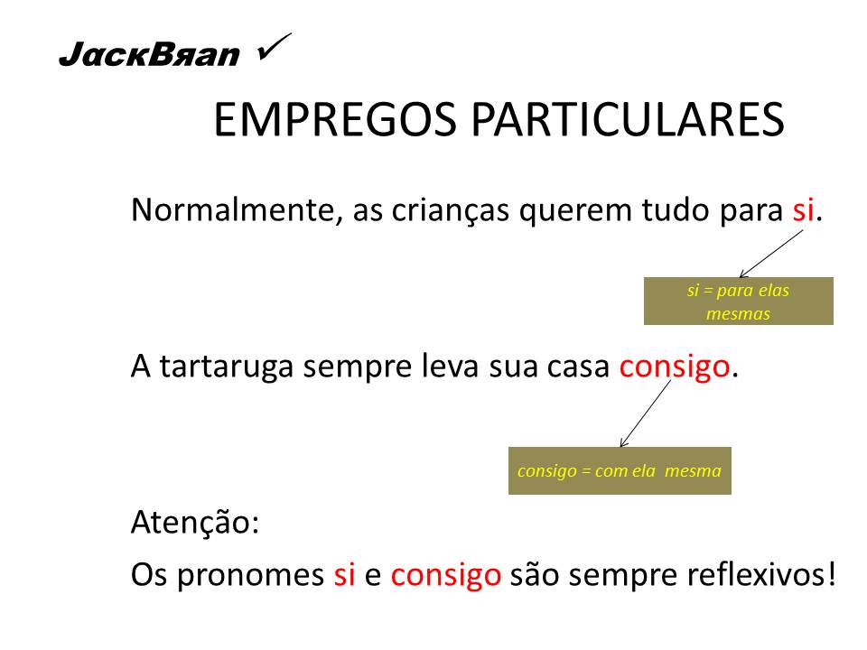 Jack Brandão; gramática, estudo pronominal, pronomes: emprego e conceito,; JackBran Consult; ENEM, Vestibular, Concursos