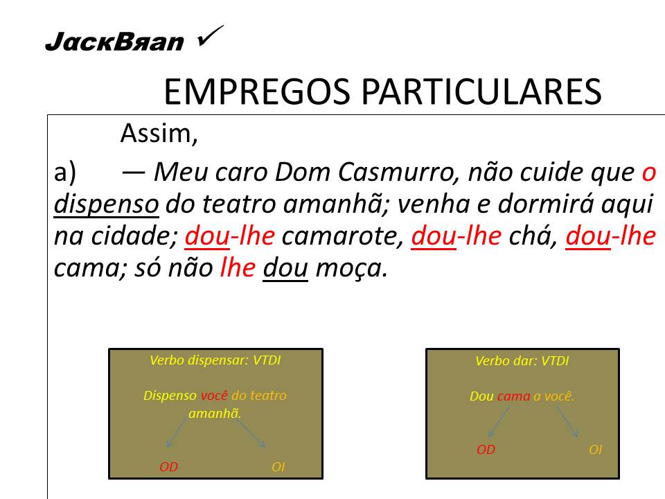 Jack Brandão; gramática, estudo pronominal, pronomes: emprego e conceito,; JackBran Consult; ENEM, Vestibular, Concursos