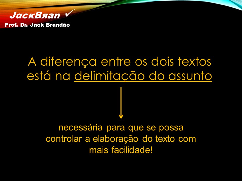 Prof. Dr. Jack Brandão; Redação; dissertação; delimitação; objetivo; concursos;, JackBran Consult; CONDES-FOTÓS, CONCURSOS